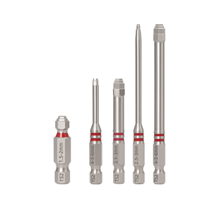 Embout de tournevis à tige hexagonale LAVIE Pyramid, en acier allié S2, magnétique, pour outils à percussion - Product Image 1