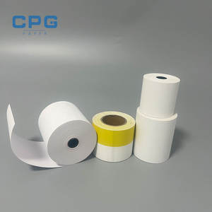 Papier thermique pour imprimante thermique, prix d'usine, vente chaude, papier thermique direct pour caisse enregistreuse POS/ATM, 57X40 80X80mm, rouleau de papier thermique 80 X 60 - Product Image 1