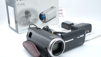 Plc Hc-v360ms Full Hd Camcorder Black 50x W/ Accessories Working for Warranty Product