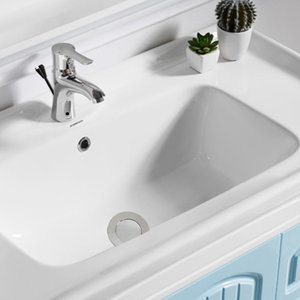 WaiiHO 014 - Desagüe de Lavabo de 3 Pulgadas con Desbordadero, Cromado, de Latón y Goma, para Fregaderos de Cocina y Baño - Product Image 5