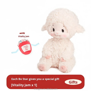 Bobonuts Ribo, Peluche de Cordero Reconfortante, Almohada para Dormir, Muñeco de Peluche, Juguete de Peluche de 31-50 cm, Relleno de Algodón, Regalo de Cumpleaños - Product Image 5