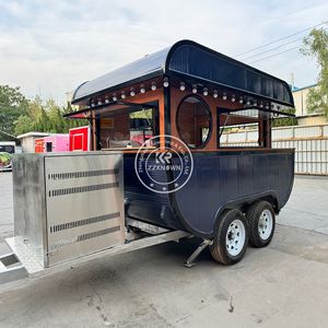 Carrito de Comida Móvil de Fibra de Vidrio 2025, Carrito de Hot Dogs con Parrilla y Freidora, Cocina Móvil, Carrito de Venta de Comida, Camión de Comida al Aire Libre - Product Image 5