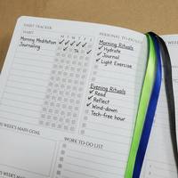 Journal de Manifestation A5 Non Daté avec Suivi des Habitudes, Planificateur d'Objectifs 'Dream Big Start Small' pour Entrepreneurs 120 GSM