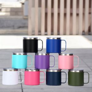 Taza de Acero Inoxidable 304 de 14 oz con Asa, Taza de Oficina, Taza para Agua, Logotipo Láser Disponible - Product Image 2