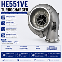 VENTE CHAUDE Turbocompresseur HE551V VGT 1000887025 pour moteur de camion Weichai WP13 HOWO T7H TX SITRAK C7H SHACMAN X5000 X6000 AUMAN FAW
