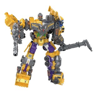 2024儿童新教育城市工程机器人玩具工程模型6合1变形机器人玩具 - Product Image 1