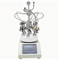 Réacteur de synthèse parallèle haute pression à 6 stations, autoclave en acier inoxydable, système multi-réacteurs, équipement chimique de laboratoire