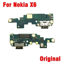 Original de carga USB Dock de carga hembra Jack macho conector de puerto de Cable Flex para Nokia X6 2018/6 1 Plus TA-1083/1099/1103