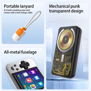 Consola <span class=keywords><strong>de</strong></span> <span class=keywords><strong>Juegos</strong></span> Retro Multifuncional L9, Compatible con Reproducción <span class=keywords><strong>de</strong></span> MP3, MP4, Imágenes y Libros Electrónicos, con Banco <span class=keywords><strong>de</strong></span> Energía <span class=keywords><strong>de</strong></span> 5000 mAh, Regalo para Jugadores - Product Image 5