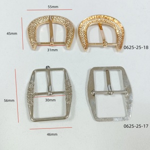 Hebilla de cinturón rectangular martillada con borde plateado de 30/<span class=keywords><strong>31</strong></span> mm (<span class=keywords><strong>1.18</strong></span> pulgadas), con barra central semicircular dorada de un solo pasador, de aleación, ecológica y sin níquel. - Product Image 6