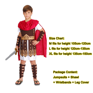 Precio de fábrica Spartans COS Family Roman <span class=keywords><strong>Centurion</strong></span> Gladiator Warrior Soldier Carnival Purim Halloween Cosplay Masquerade Disfraces - Product Image 5