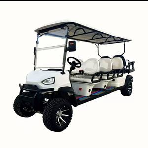 8-местный электрический гольф-кар 48В, разрешенный для дорог общего пользования, со светодиодной оптикой, комплектом задних сидений, скоростью 30-50 км/ч, запасом хода 90 км – езжайте стильно - Product Image 3