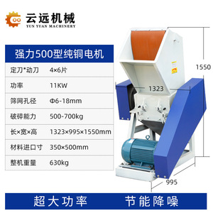 Customized Large Diameter Plastic Industrial Powerful Crusher Water Mouth Material Fruit Basket Large Beater - Product Image 2
