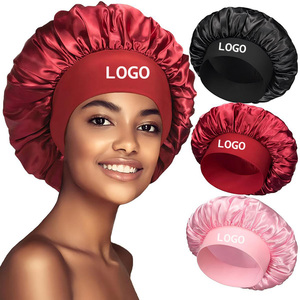 <span class=keywords><strong>Bonnet</strong></span> <span class=keywords><strong>de</strong></span> <span class=keywords><strong>bain</strong></span> élégant en satin <span class=keywords><strong>de</strong></span> soie pour femmes avec logo personnalisé large <span class=keywords><strong>bandeau</strong></span> élastique <span class=keywords><strong>bonnet</strong></span> <span class=keywords><strong>de</strong></span> cheveux pour <span class=keywords><strong>bonnet</strong></span> <span class=keywords><strong>de</strong></span> douche accessoire <span class=keywords><strong>de</strong></span> soin des cheveux - Product Image 1