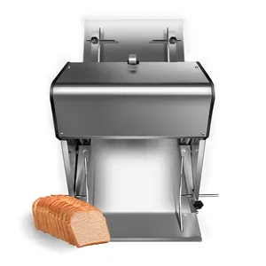 Affettatrice per pane per pagnotta regolabile macchinari per impieghi gravosi, affettatrice per pane commerciale per toast industriale pieghevole rotante a cebu city