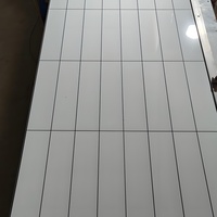 Panneau mural SPC à motif marbré, imperméable et ignifuge, pour la décoration intérieure de cuisine et de commerces