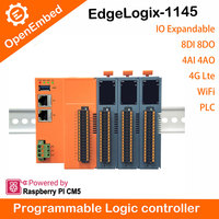 Controlador PLC/PAC Industrial OpenEmbed, Gateway IOT EdgeLogix-1145 RS485, PLC Programable