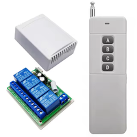 Télécommande sans fil universelle 315/433 MHz avec 4 boutons