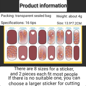 All'ingrosso 3D UV Nail Sticker 2020 Gel Nail Art adesivo - Product Image 6