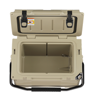 Glacière portable moderne à roulettes 25 Qt, étanche, réfrigération par absorption, conservation de la glace pendant 5 jours pour aliments et canettes – Meilleures ventes