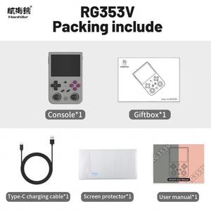 Consola de Juegos Portátil <span class=keywords><strong>RG353V</strong></span>, <span class=keywords><strong>Android</strong></span>, Pantalla Táctil IPS de 3.5 Pulgadas, Resolución de 640x480, Molde Privado para WiFi 5G, CPU RK3566, Batería de 3200 mAh - Product Image 2