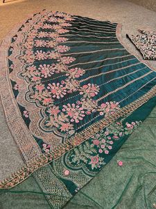 Ethnic Clothing Party Wear Malai Satin Embroidery Work Lehenga <strong>Choli</strong> With Dupatta <strong>Online</strong> <strong>Shopping</strong> <strong>India</strong> - Product Image 3