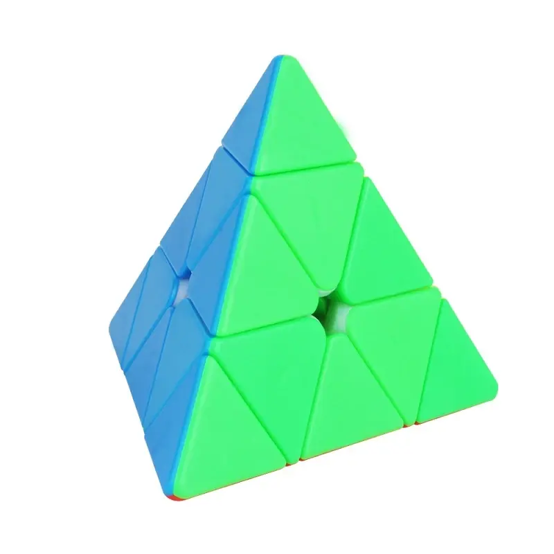 3x3x3 Würfel Dreieck Speed Magic Spiel Profession elle Cubo Magico Puzzles Buntes Lernspiel zeug für Kinder