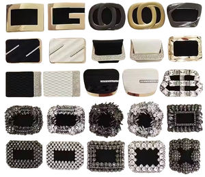 Decoraciones de Lujo para Zapatos, Nuevo Diseño, Hebillas de Aleación de Zinc, Accesorios para Zapatos de Mujer - Product Image 3