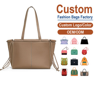 กระเป๋าสะพายไหล่กันขโมยสำหรับสุภาพสตรี รุ่นฤดูร้อน/ฤดูหนาว ลายลิ้นจี่ ดีไซน์เชือกรูด หูหิ้วเดี่ยว-ผลิตตามสั่งจากโรงงาน - Product Image 1