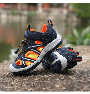 รองเท้าแตะเด็กขายส่ง รองเท้าชายหาดสำหรับฤดูร้อน กันลื่น ระบายอากาศดี รองเท้าลำลองสำหรับเด็กผู้ชาย - Product Image 4