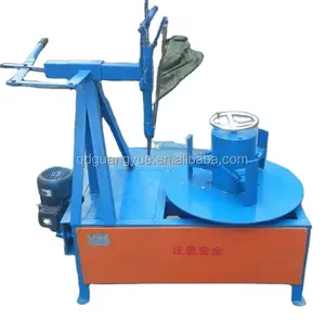 waste tyre two side ring cutter machine/used tire two side bead wire cutting machine