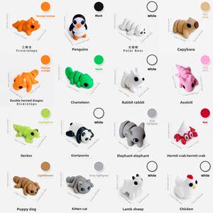 Juguetes de Animales Pequeños Impresos en <span class=keywords><strong>3D</strong></span> al por Mayor, Modelos de Simulación Coloridos para Decoración de Micropaisajes, Transfronterizo - Product Image 2