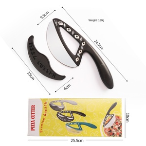 Nouveaux outils de pâtisserie, couvercle de protection en acier inoxydable, couteau à découper multifonctionnel antidérapant pour gâteau et <span class=keywords><strong>pizza</strong></span> - Product Image 4