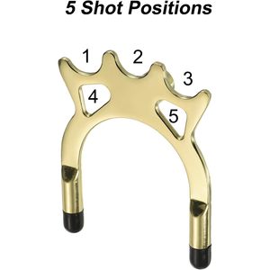 Tête de pont de billard Patikil en métal à fourche haute avec manchons en caoutchouc pour billard - Product Image 6