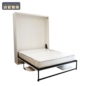 Popular Juego de Muebles para Sala de Estar, <span class=keywords><strong>Cama</strong></span> Murphy Individual con <span class=keywords><strong>Escritorio</strong></span>, <span class=keywords><strong>Cama</strong></span> Plegable de Metal, <span class=keywords><strong>Cama</strong></span> de Pared de Apertura Manual - Product Image 4