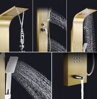 Système de douche intelligent intégré de haute qualité, ensemble de douche thermostatique pour salle de bain, robinets monocommande au design moderne pour appartement