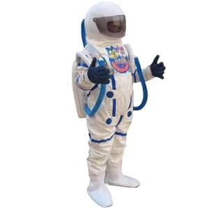 Costume da Mascotte Astronauta Hola / Costume con Elmetto da Pilota Astronauta - Product Image 1