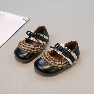 <span class=keywords><strong>Scarpe</strong></span> da Principessa con Fiocco per Bambine, <span class=keywords><strong>Scarpe</strong></span> in PU con Suola Morbida e Pizzo per Neonata, Nuovi Stili Primaverili e Autunnali per <span class=keywords><strong>Scarpe</strong></span> da <span class=keywords><strong>Bambina</strong></span> - Product Image 2