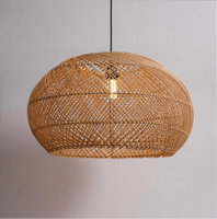 Plafonnier moderne bohème de grande taille - Conception artisanale et à montage rapide