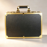 Mallette de transport portable pour tondeuse de barbier, boîte à outils pour kit de coiffure en alliage d'aluminium avec verrouillage sécurisé, étui de transport, mallette à outils