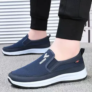 Hongyan Cloth shoes men's new non-slip breathable elastic sole net shoes leisure middle-aged dad shoes