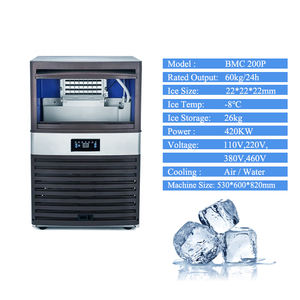 Mesin es batu 200kg unlehing potensi pembuat es kapasitas tinggi untuk berbagai industri - Product Image 2
