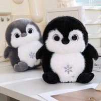 Peluche pingouin mignon, doux et moelleux, jouet en peluche rond et gras, animal arctique en peluche, compagnon de sommeil, cadeau d'anniversaire pour enfants
