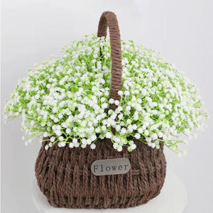 Bouquet di Fiori Artificiali di Gypsophila Bianca YM Wholesale, Piccolo Cespuglio di Finta Gypsophila per Decorazioni da Tavolo per Matrimoni - Product Image 2