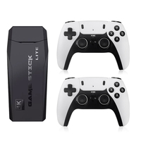 Nouvelle console de jeu TV 4K LR M8 Pro, mémoire 128 Go/64 Go, 40 000 jeux, manette sans fil 2,4 G, prend en charge FC GB GBC/Cn Gua