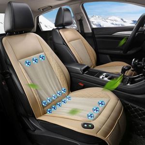 Cojín Ventilado para Asiento de Coche de 12V 24V con 16 Ventiladores de Refrigeración con Encendido/Apagado Automático para Coches y Camiones - Product Image 2