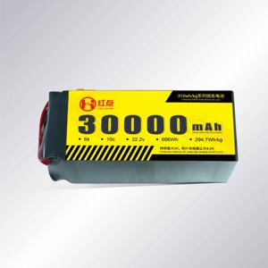 แบตเตอรี่ลิเธียมไอออนแบบโซลิดสเตตกำลังสูงสำหรับโดรน HD UAV ความจุ 30Ah6S 310Wh/kg 30000mAh 22.2V อัตราการคายประจุสูงสุด 10C 600 รอบการใช้งาน 6 - Product Image 2