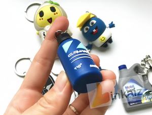 Linkaiz東莞工場カスタマイズゴムキーリングソフト<span class=keywords><strong>PVC</strong></span>キーホルダー3D - Product Image 4