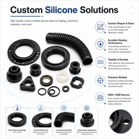 Produits en silicone sur mesure, moulés avec précision, directement de l'usine, joints, garnitures et bagues haute température pour équipements automobiles et industriels