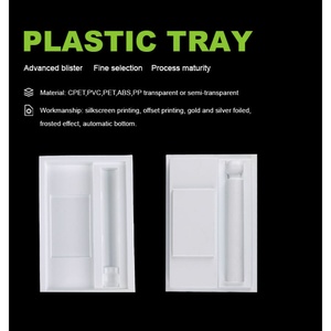 Plateau d'emballage en plastique thermoformé à clapet, vente en gros d'usine, avec logo personnalisé pour accessoires électroniques (jetable) - Product Image 3